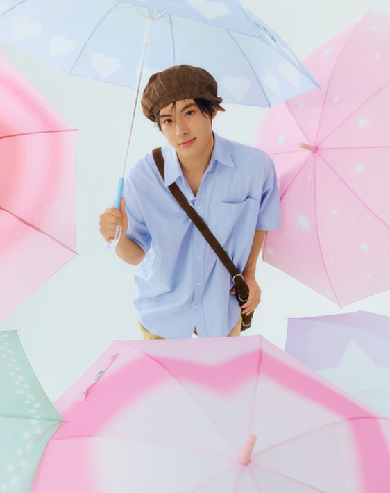 ALMOST BLUE [The Boyz Eric] SIGNATURE LONG UMBRELLA