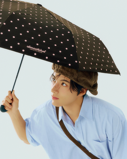 ALMOST BLUE [THE BOYZ Eric] CHECK / DOT UMBRELLA & PARASOL