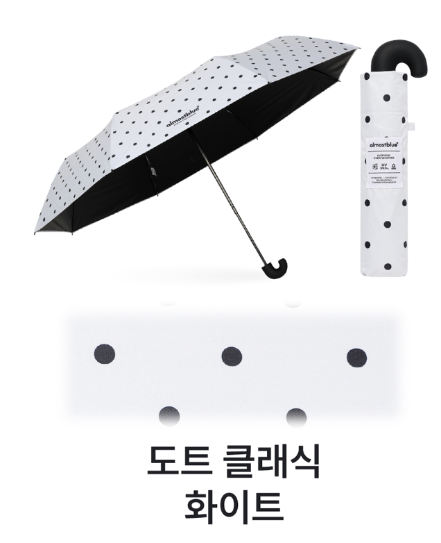 ALMOST BLUE [THE BOYZ Eric] CHECK / DOT UMBRELLA & PARASOL