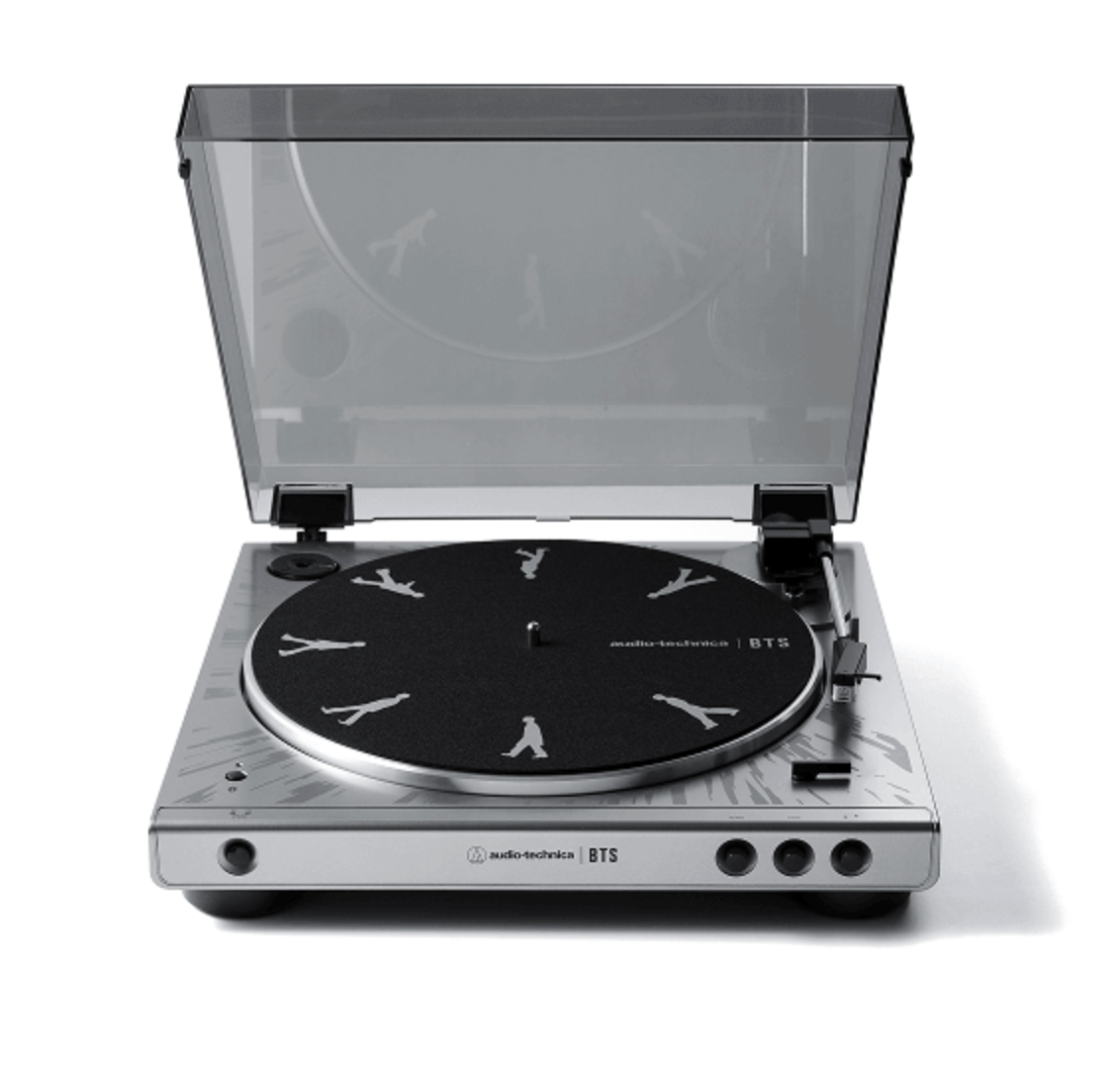 BTS x Audio Technica - Turntable (AT-LP60XBT BTS EX) & Bluetooth Headphones