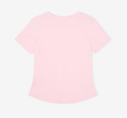 [Aespa Winter Worn] New Balance Women Essential Fitted Short Sleeve Tee (Slim Fit)