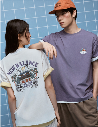 New Balance Uni NB Frozen Seoul Tiger 2.0 Short Sleeve T-Shirt (Semi Over Fit)