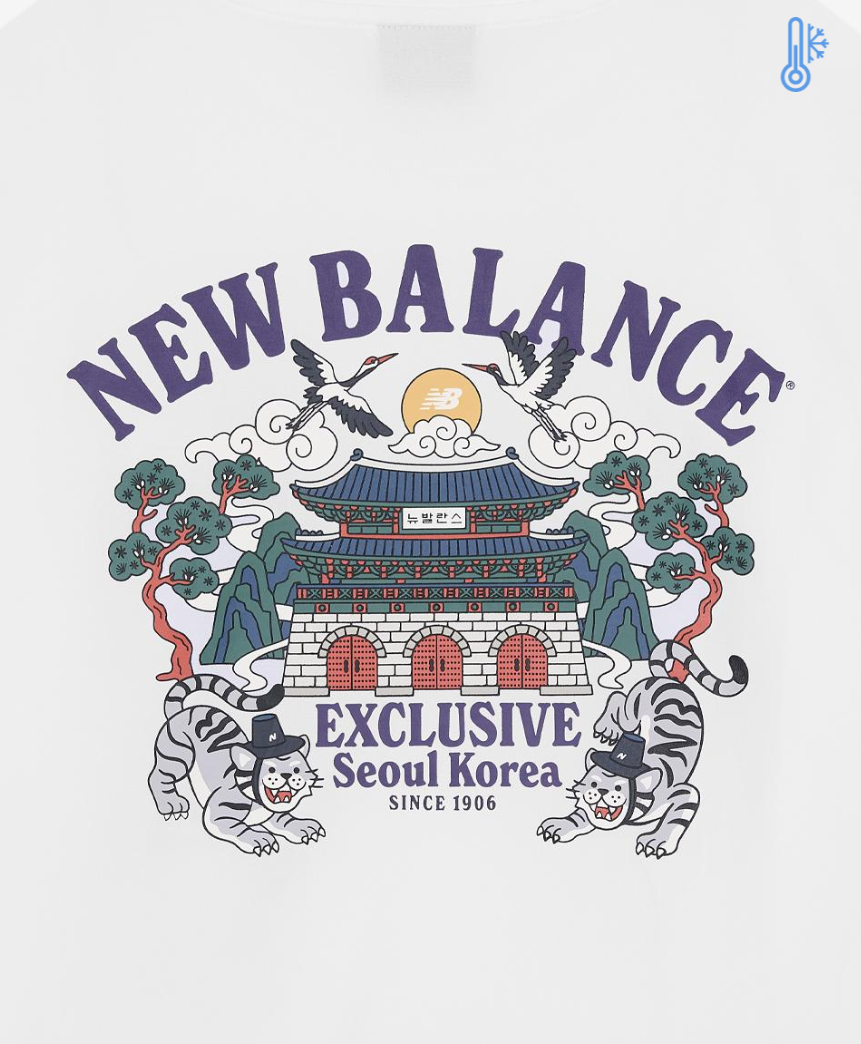 New Balance Uni NB Frozen Seoul Tiger 2.0 Short Sleeve T-Shirt (Semi Over Fit)
