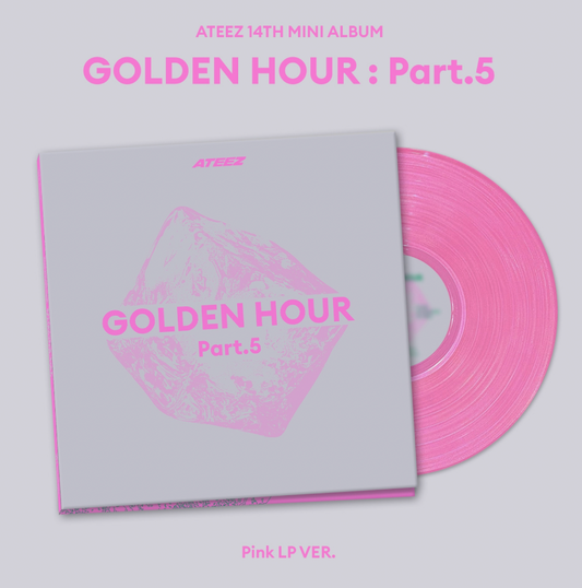 ATEEZ - GOLDEN HOUR : Part.5 / 14TH MINI ALBUM (Pink LP VER.)
