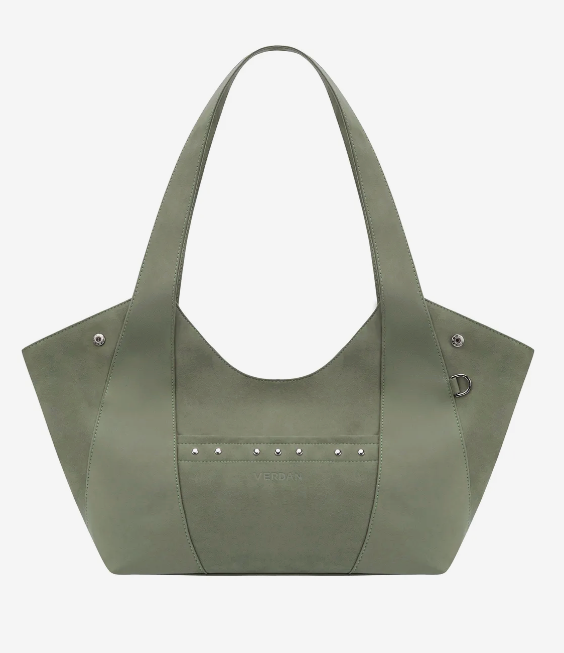 BURDEN - Aube Suede Shopper Bag