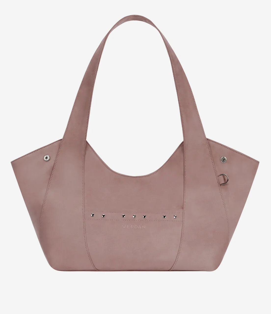BURDEN - Aube Suede Shopper Bag