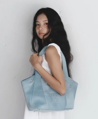 BURDEN - Aube Suede Shopper Bag