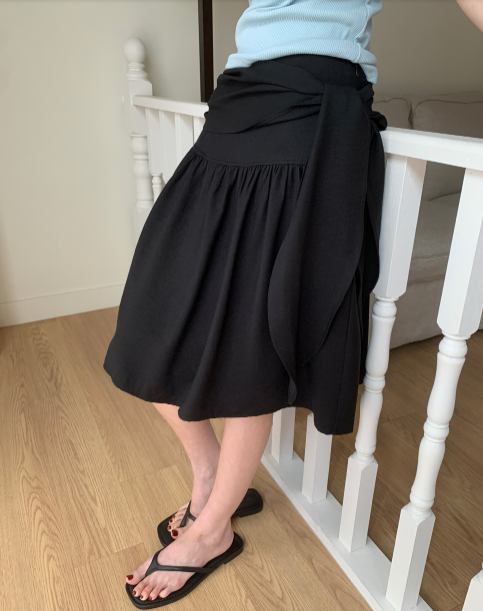 Delight Moon - Sophy Wrap Midi Skirt