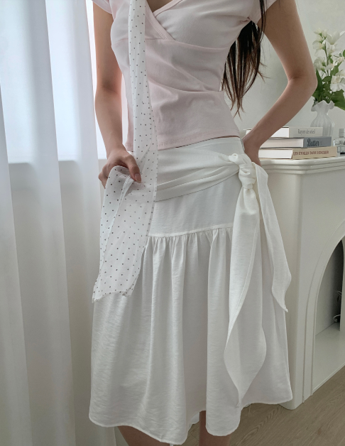Delight Moon - Sophy Wrap Midi Skirt