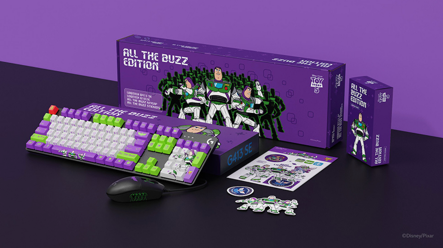 LOGITECH x TOYSTORY 5 - ALL THE BUZZ EDITION - Wired Keyboard and Mouse Set