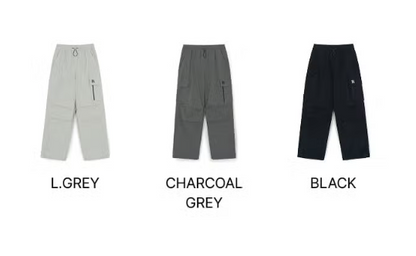 [Aespa Karina PICK] MLB Gorpcore Cotton Touch Parachute Cargo Wide Pants