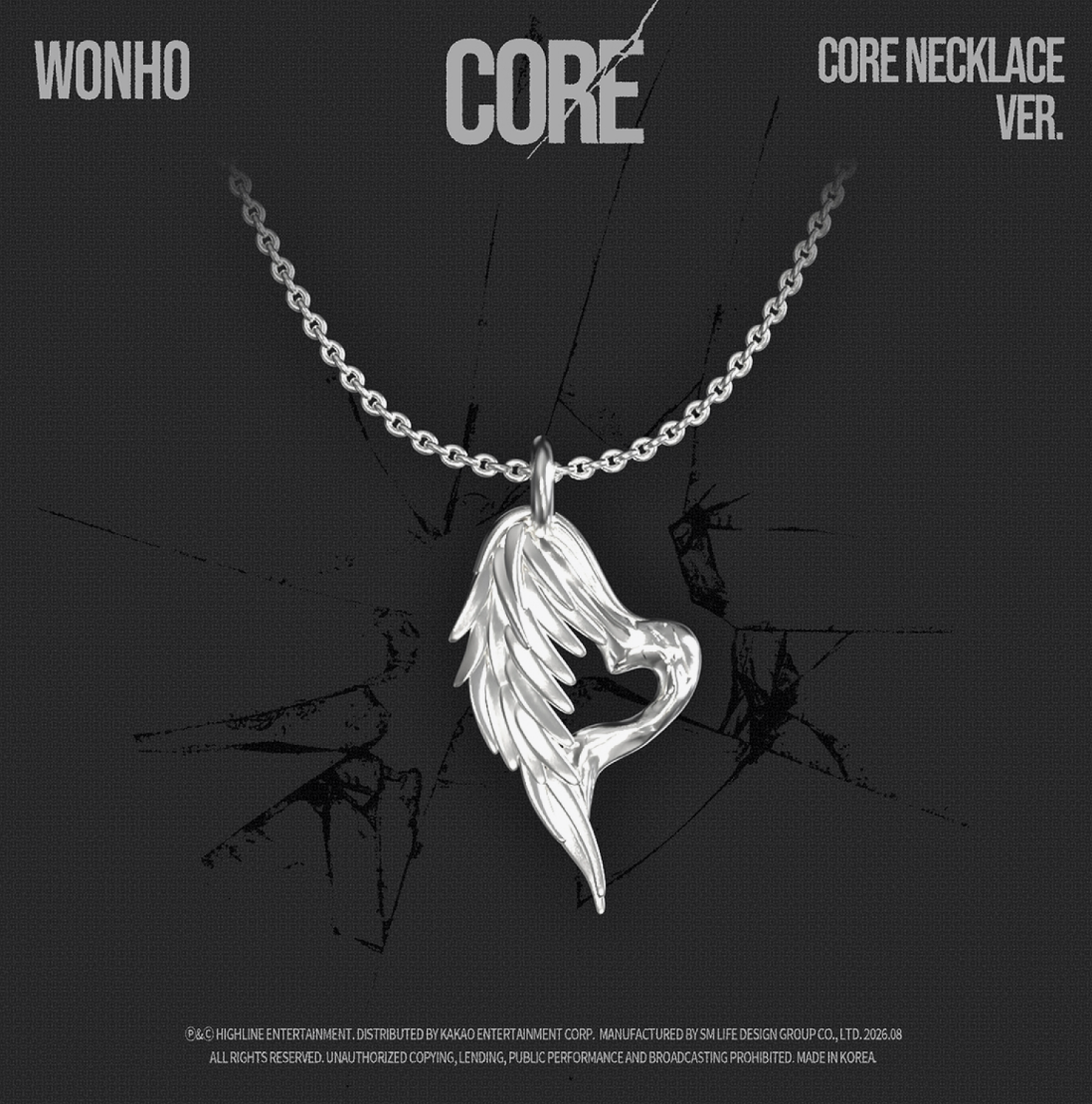 MONSTA X WONHO - CORE / EP ALBUM (CORE NECKLACE ver.)