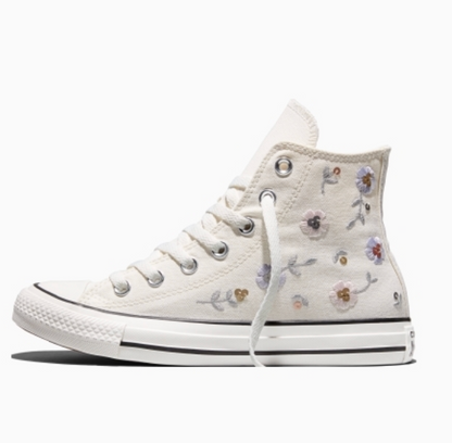 CONVERSE - Chuck Taylor All Star Sequin Flower Vintage White