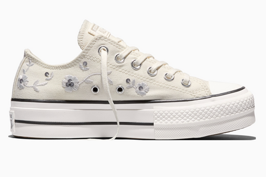 CONVERSE - Chuck Taylor All Star Sequin Flower Vintage White