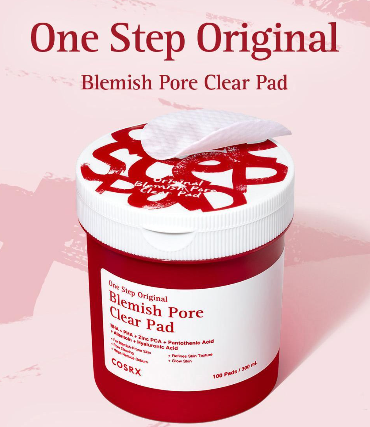 COSRX One Step Original Blemish Pore Care Pad 100 Sheets