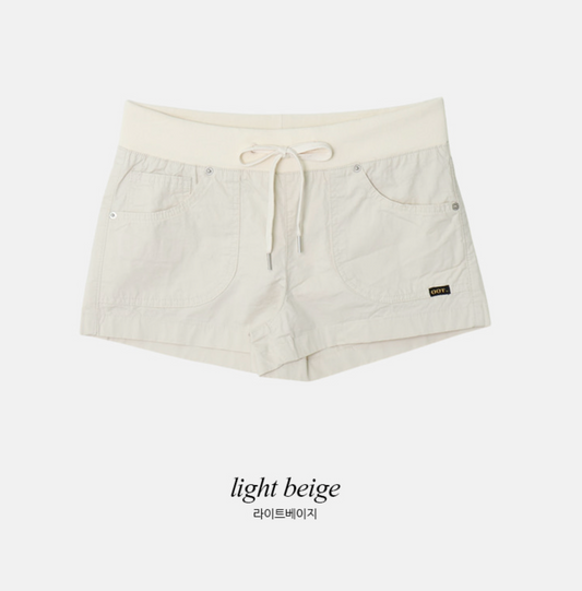 Shopperland - Uno Two-Way Folding Pocket Rib Banding Shorts