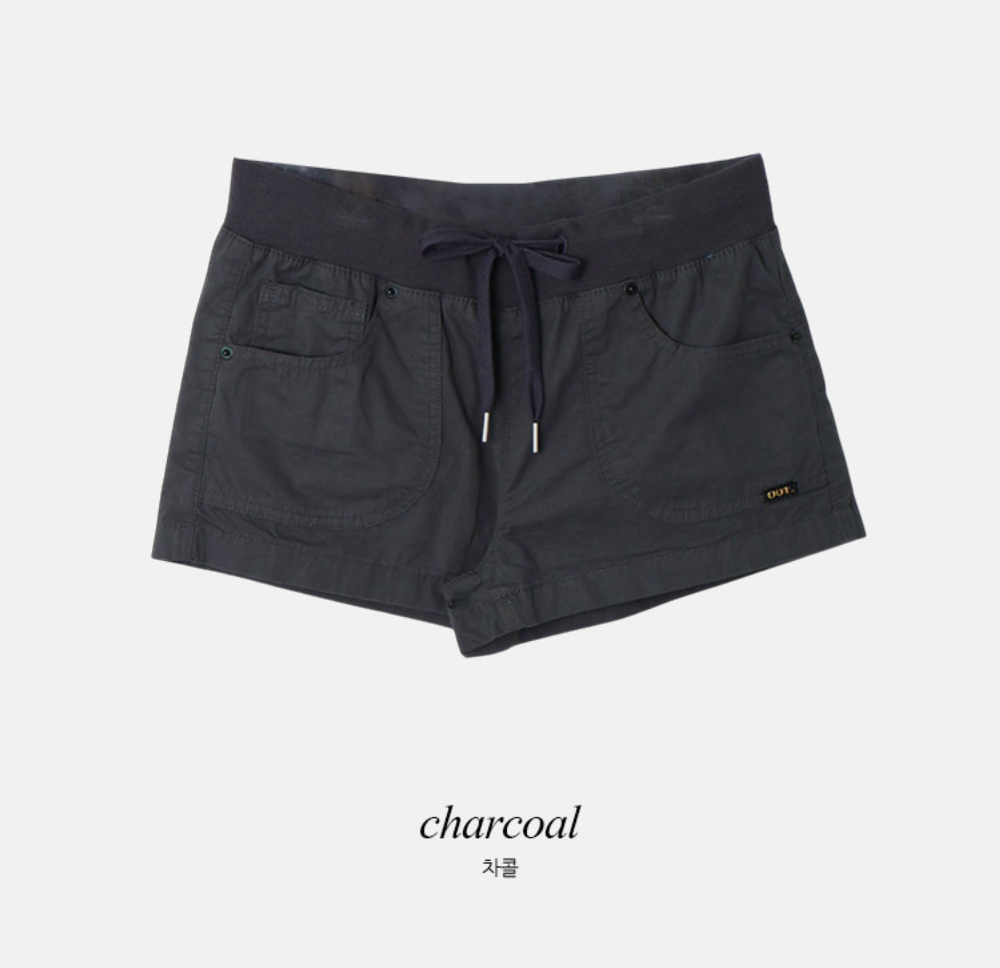 Shopperland - Uno Two-Way Folding Pocket Rib Banding Shorts