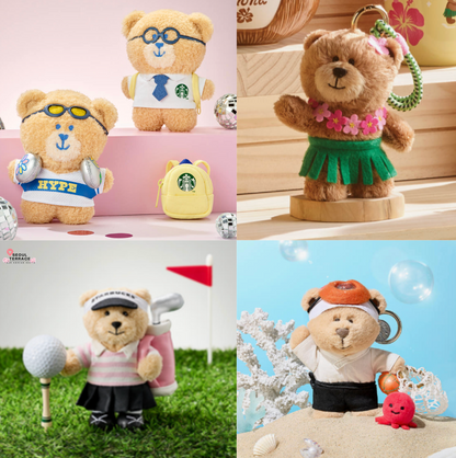 [Starbucks] Bearista Collection (Plush / Keyring)