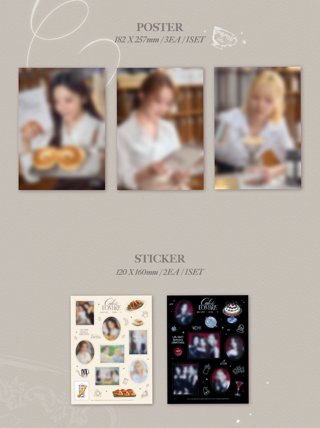 유아유(UAU) - 2027 SEASON'S GREETINGS [Cafe De L'Ombre_Recipe . For . U]