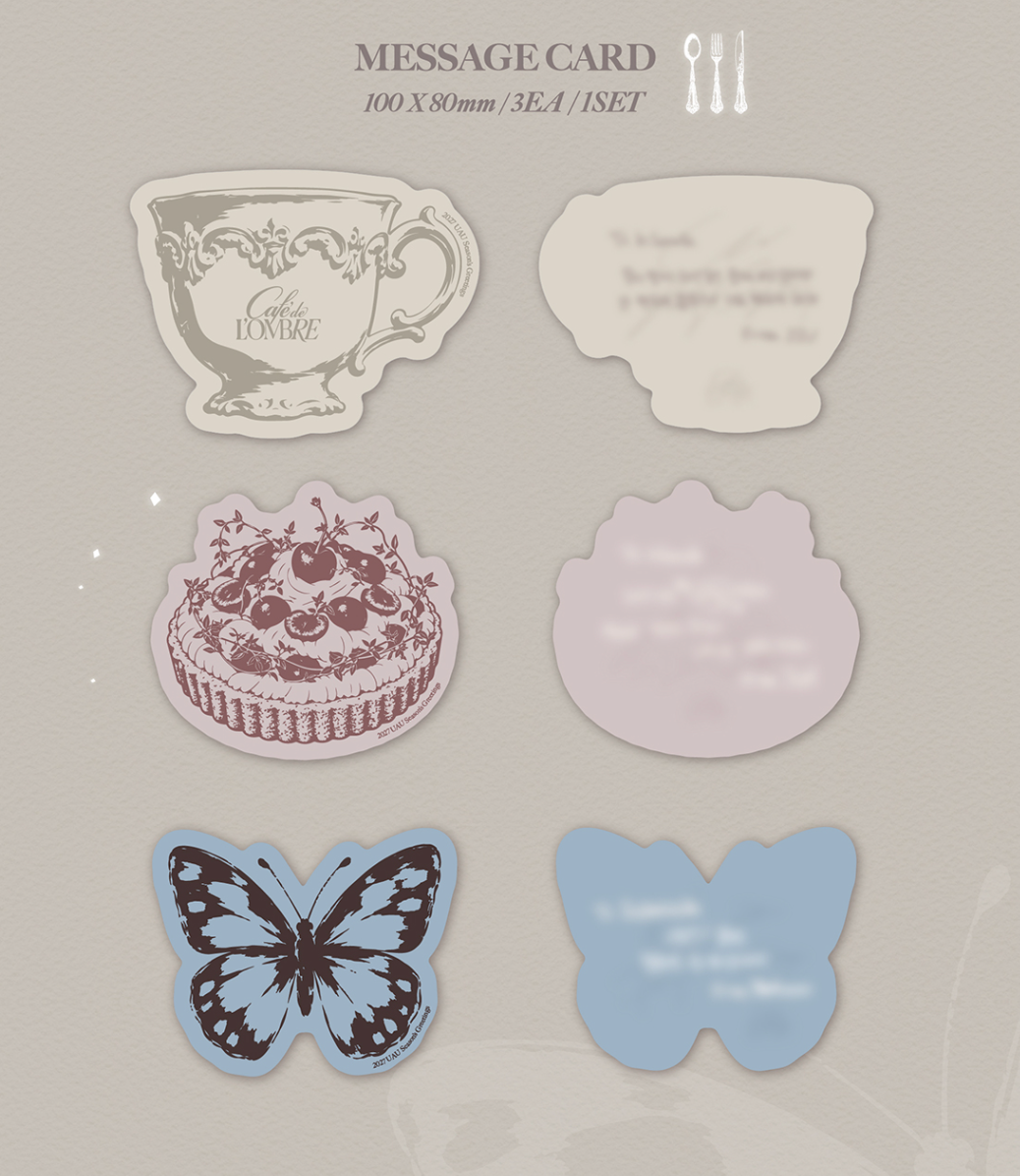 유아유(UAU) - 2027 SEASON'S GREETINGS [Cafe De L'Ombre_Recipe . For . U]