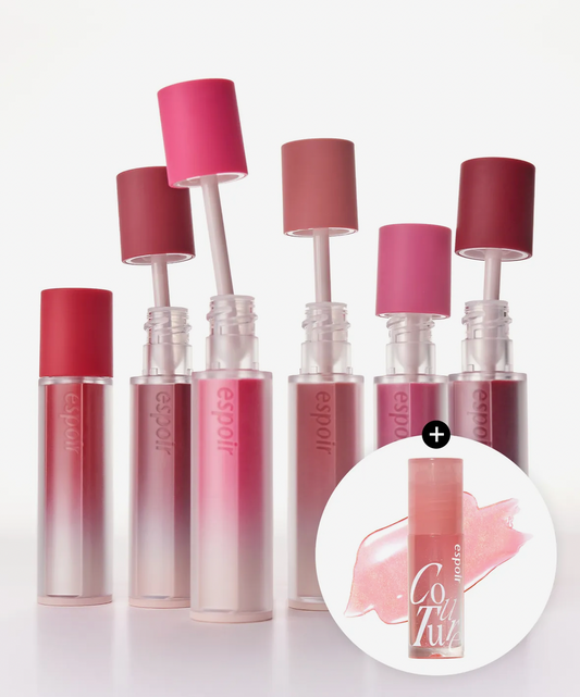 ESPOIR Couture Lip Tint Fitting Blur (+ Free: Mini Lip Gloss Rosy Beam)