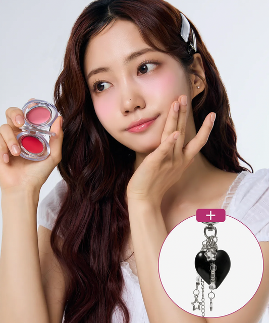 MADPEACH - [Heart Keyring & Mini Tip Brush Free] Mood Mix Dual Lip & Cheek (3 colors)