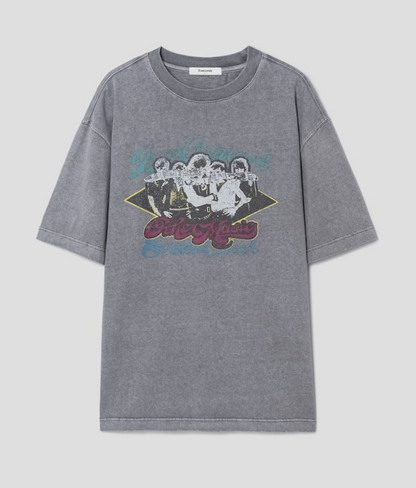 8 Seconds Garment Dying Rock Graphic T-Shirt - Worn by Enhypen 8 Seconds Garment Dying Rock Graphic T-Shirt - Worn by Enhypen