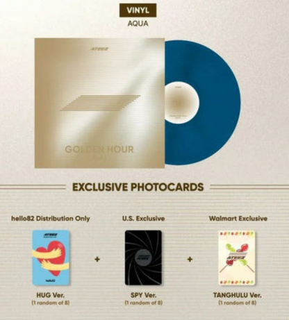 ATEEZ 'Golden Hour' 10th Mini Album Vinyl LP