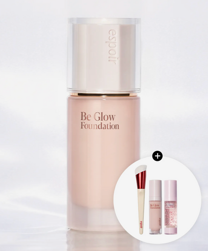 ESPOIR - BEGLOW Foundation SPF27 PA++ (+ Gift: Pore Blur Foundation Brush + Mini Foundation  + Dew Like Glowerizer 7ml)