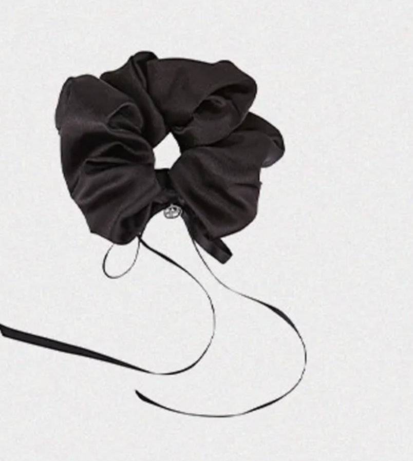 OTZ - Glossy Ribbon Hair Scrunchie