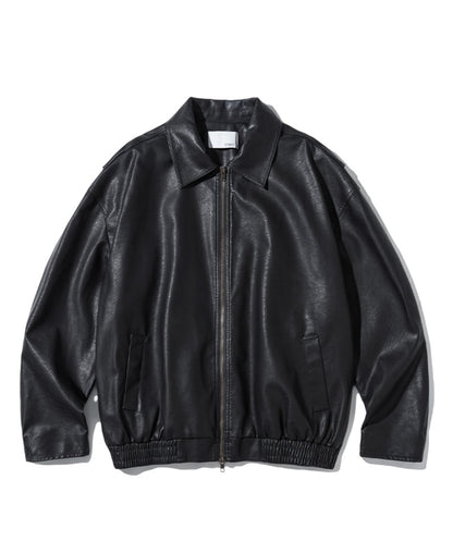 [Nct Doyoung Pick]25FW Citybreeze Synthetic Washed Leather Jumper
