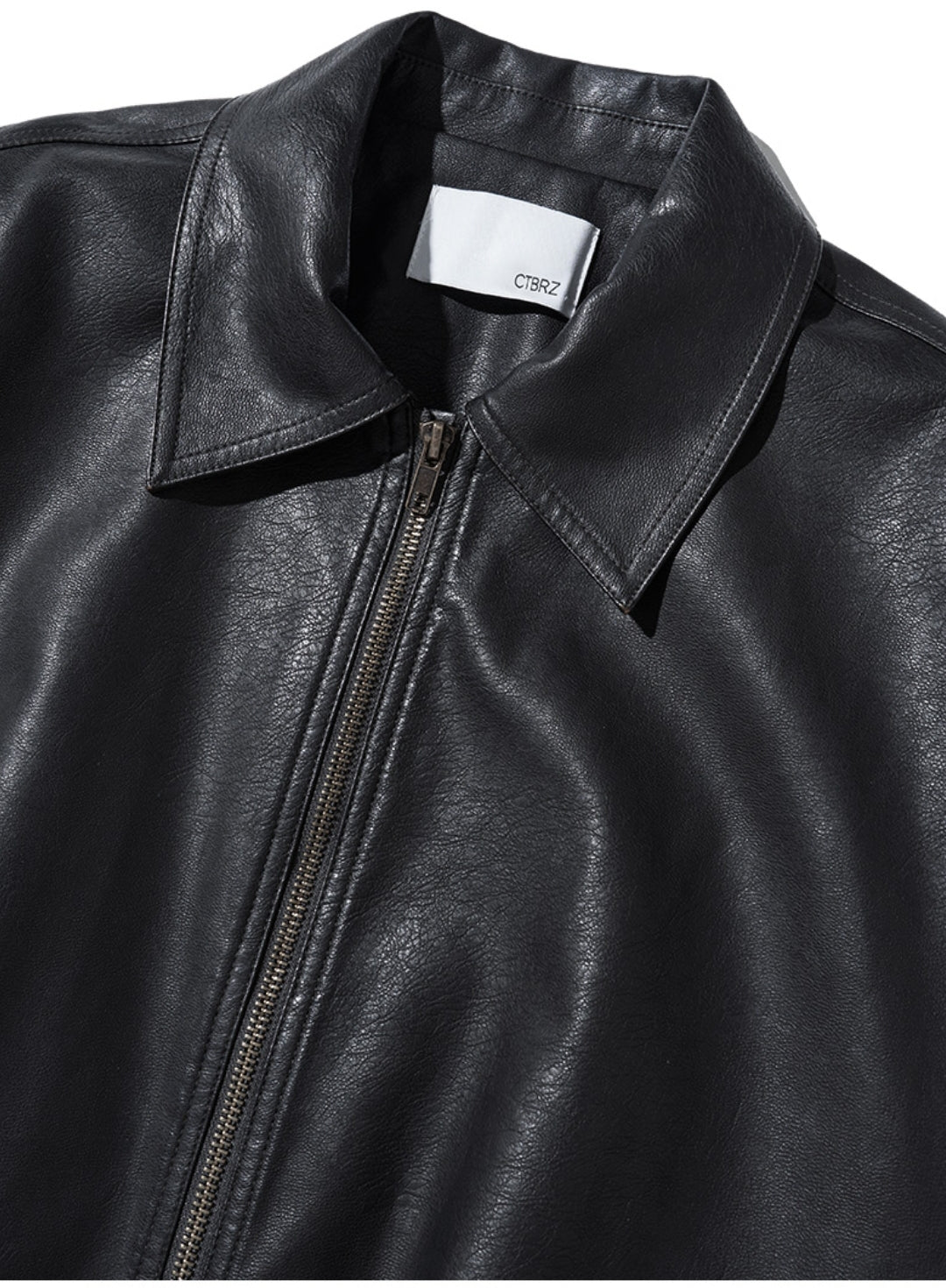[Nct Doyoung Pick]25FW Citybreeze Synthetic Washed Leather Jumper