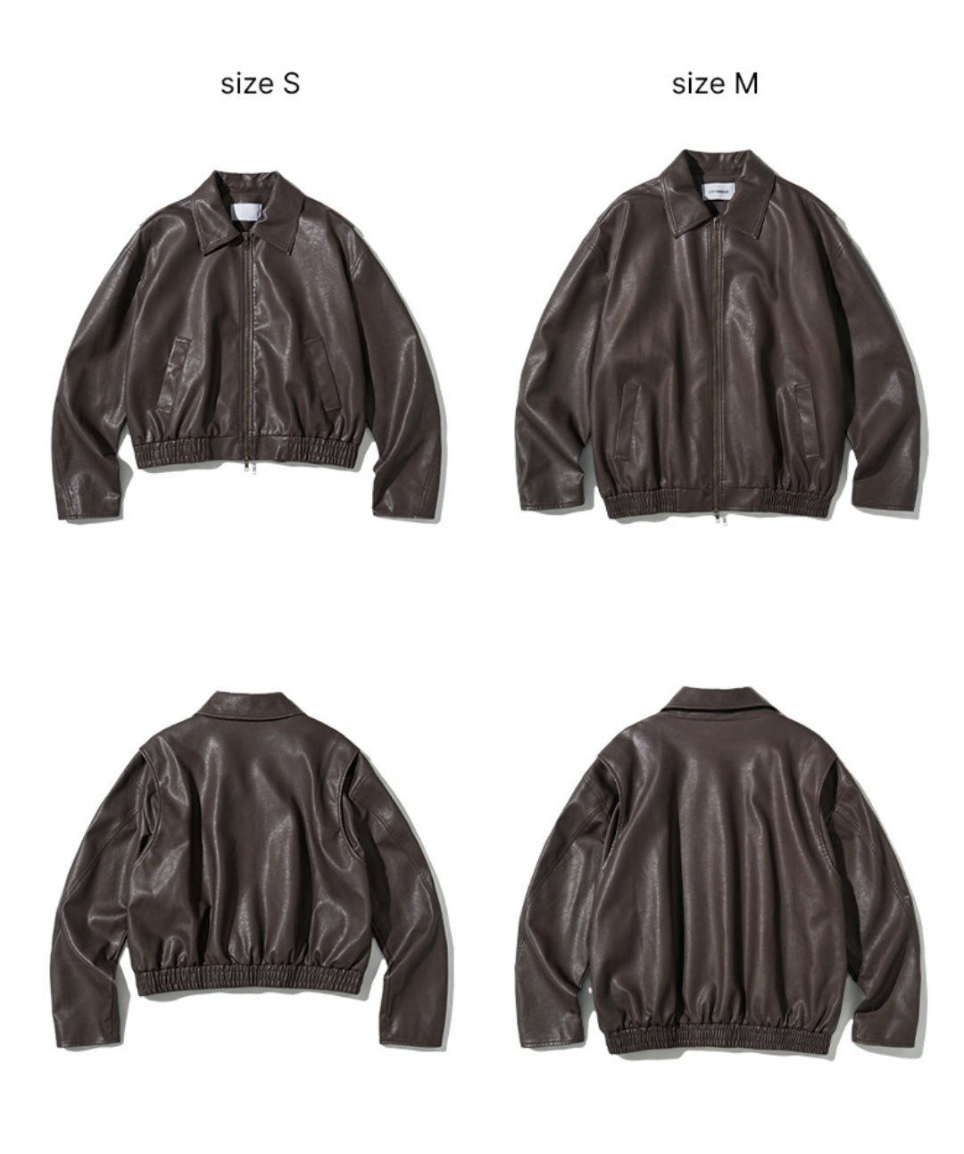 [Nct Doyoung Pick]25FW Citybreeze Synthetic Washed Leather Jumper