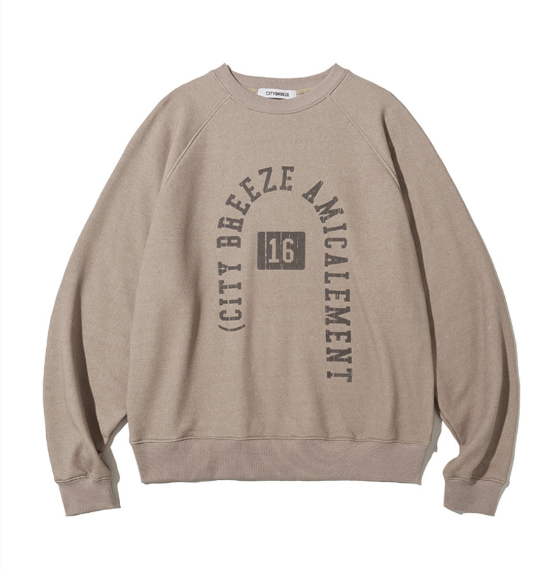 [Nct Doyoung Pick]25FW Citybreeze Pigment Arch Logo Sweatshirt
