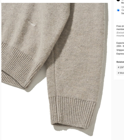 [Nct Doyoung Pick]25FW Citybreeze Wool Essential Round Neck Knit