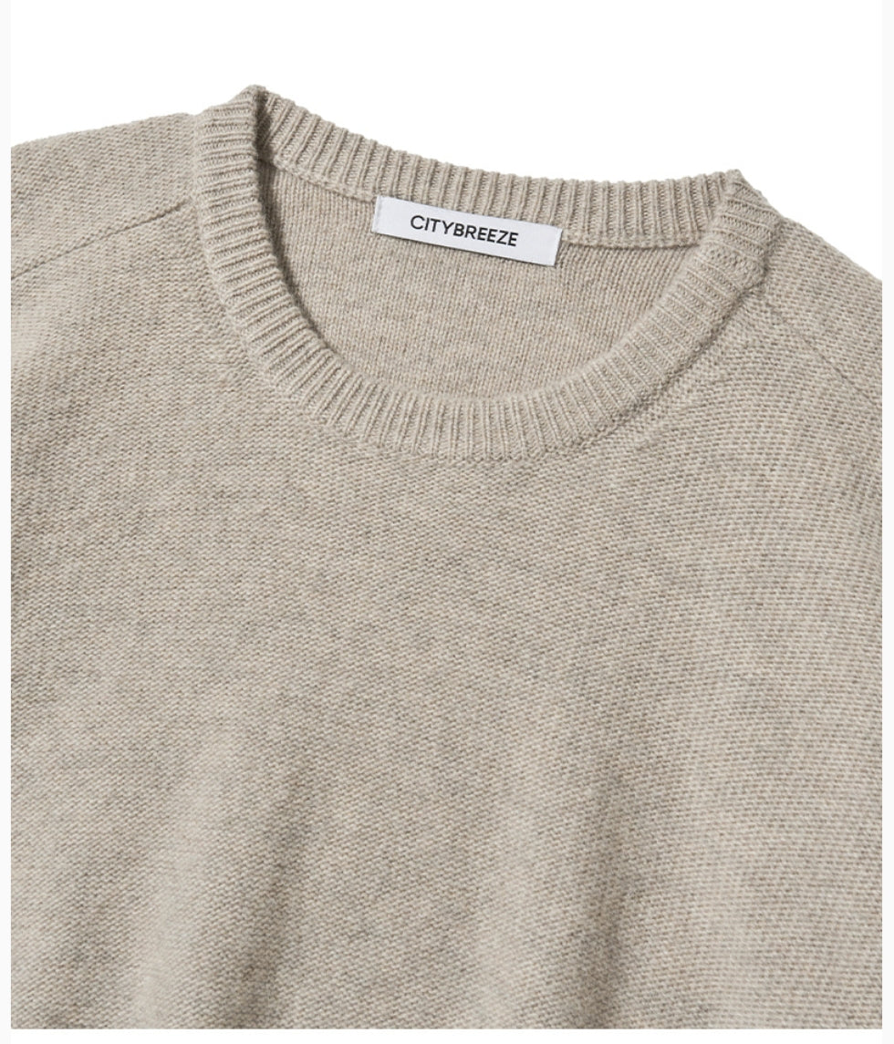 [Nct Doyoung Pick]25FW Citybreeze Wool Essential Round Neck Knit