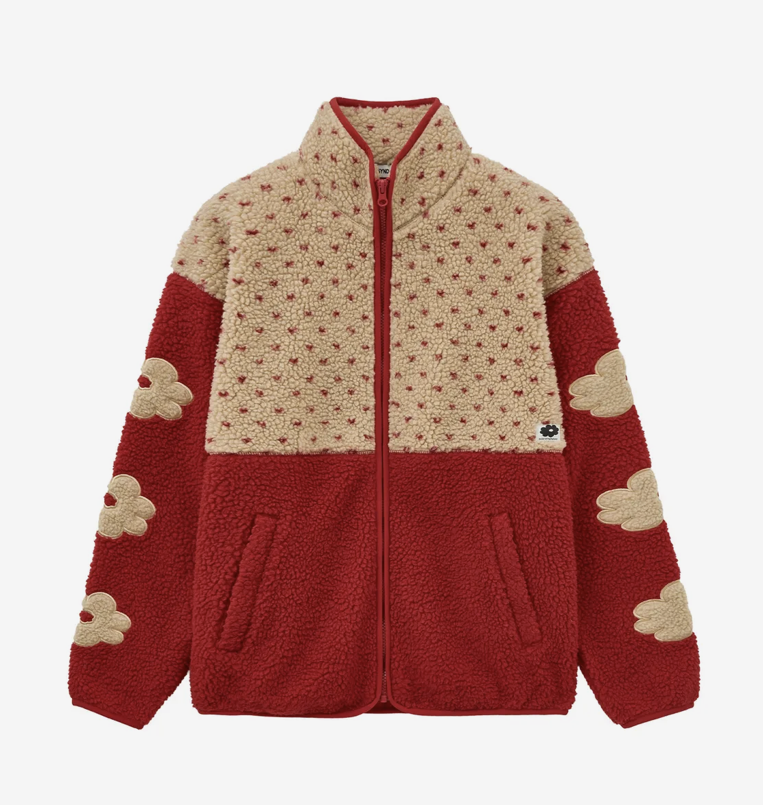 Daisy Syndrome - DOT BLOCK FLEECE JACKET