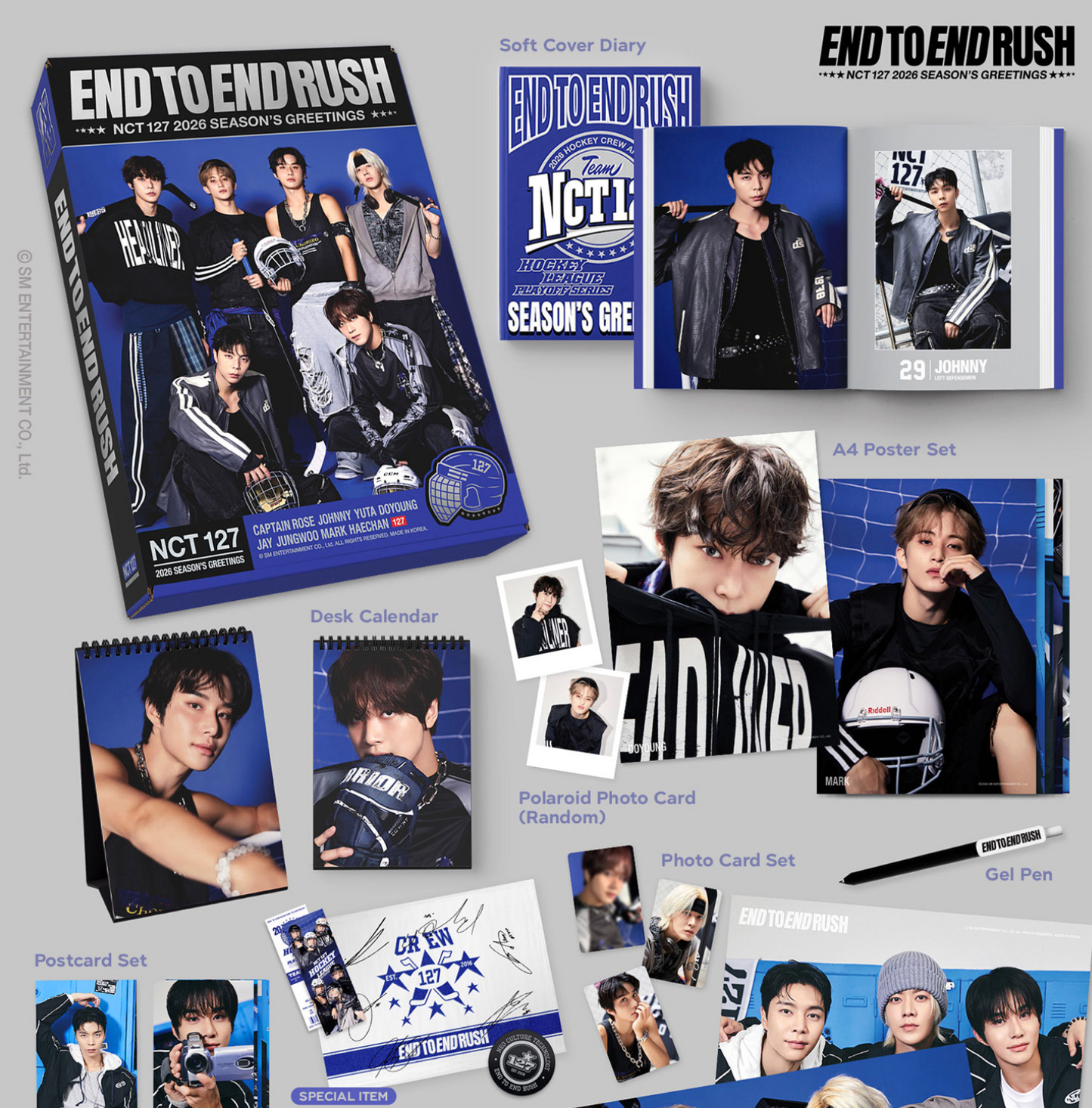NCT 127 2026 Season's Greetings - End to End Rush (+ Pre-Order Gift)