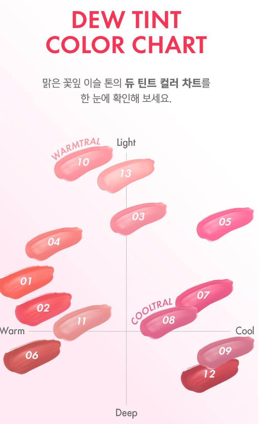 [Ive Wonyoung Pick]  Amuse Dew Tint 4g