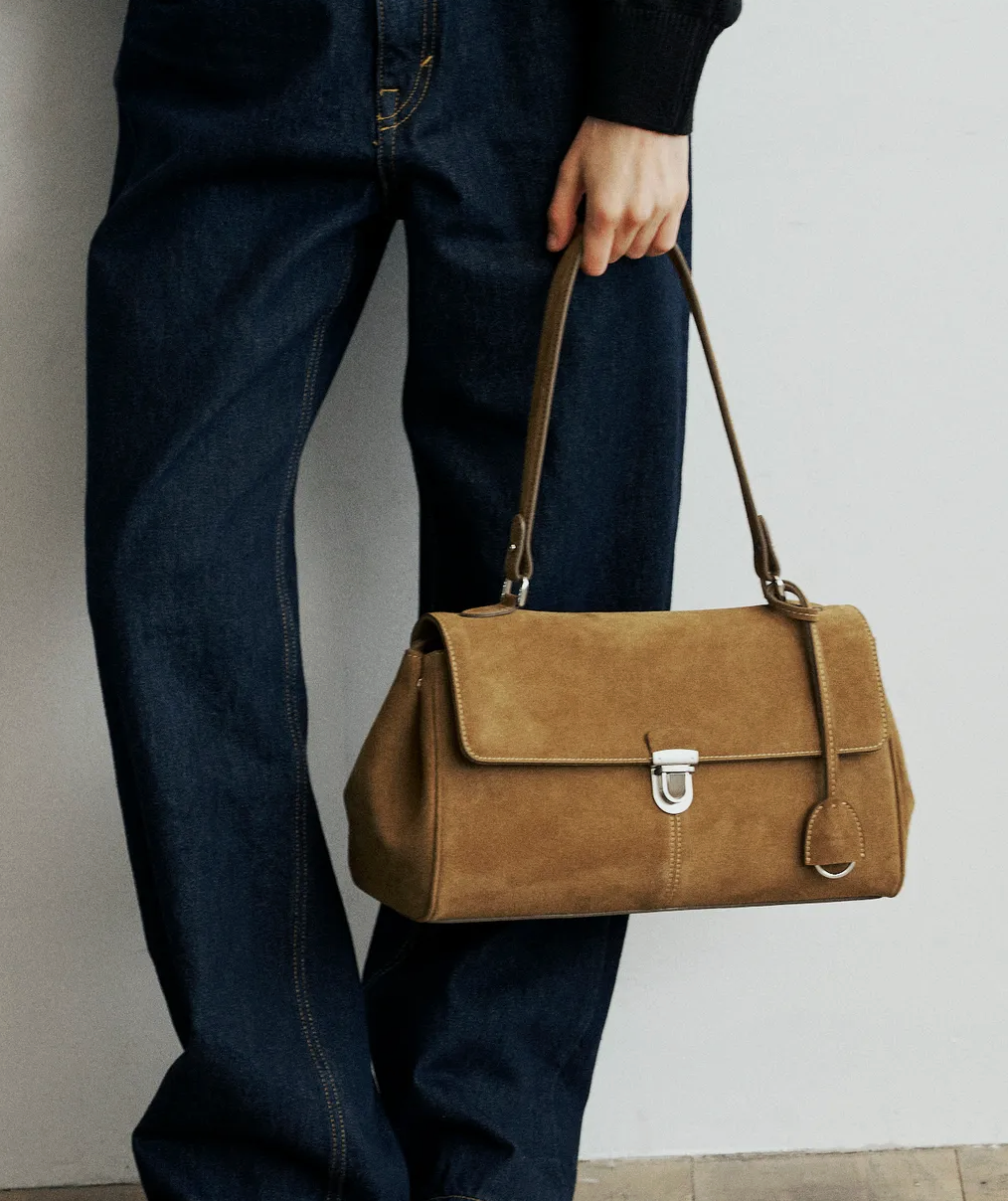 MUNIER - MILLO BAG SUEDE (CAMEL)