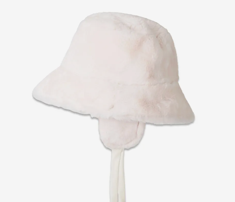 MACKY MINK TENDER Bucket Hat - Ivory