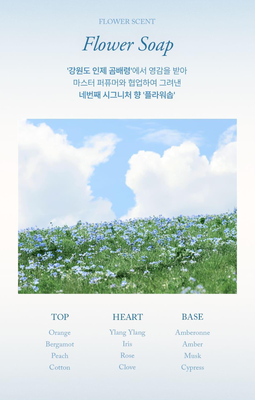 [Special Offer] Slow Humming Flowernouri Relief Perfume Balm Flower Soap (+Room Spray Flower Soap Mini)