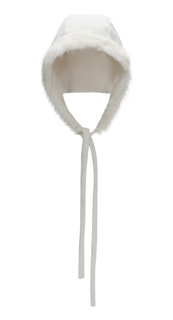 [Ive Wonyoung Worn] Awesome Needs Fur Bonnet Hat