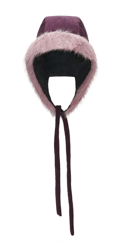 [Ive Wonyoung Worn] Awesome Needs Fur Bonnet Hat