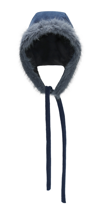 [Ive Wonyoung Worn] Awesome Needs Fur Bonnet Hat