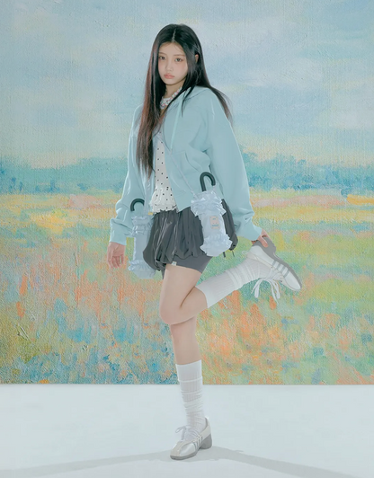 ILLIT x ROCKFISH WEATHERWEAR -  BLISS HEEL LACEUP SNEAKERS