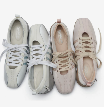 ILLIT x ROCKFISH WEATHERWEAR -  BLISS HEEL LACEUP SNEAKERS