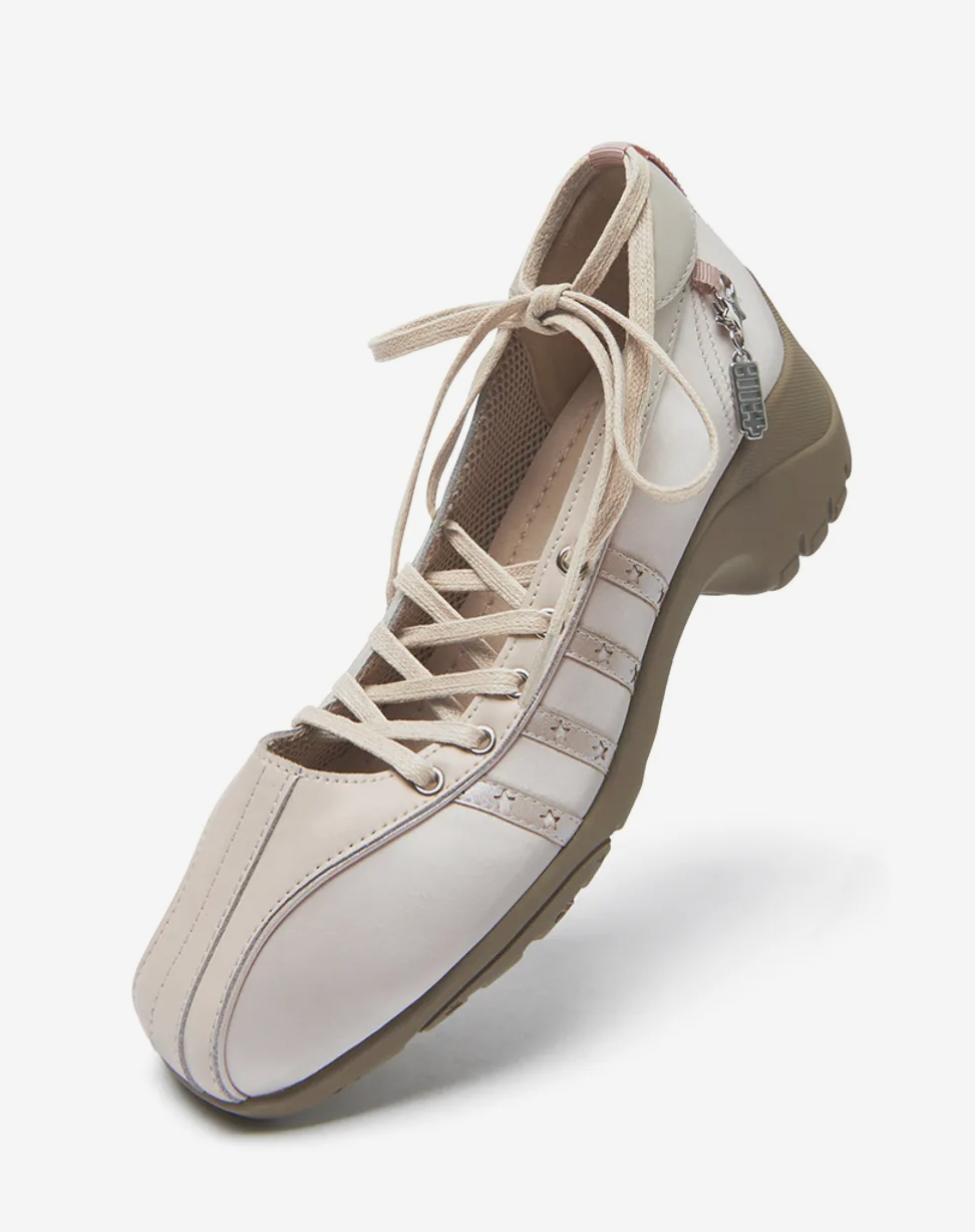 ILLIT x ROCKFISH WEATHERWEAR -  BLISS HEEL LACEUP SNEAKERS