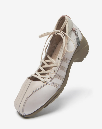 ILLIT x ROCKFISH WEATHERWEAR -  BLISS HEEL LACEUP SNEAKERS