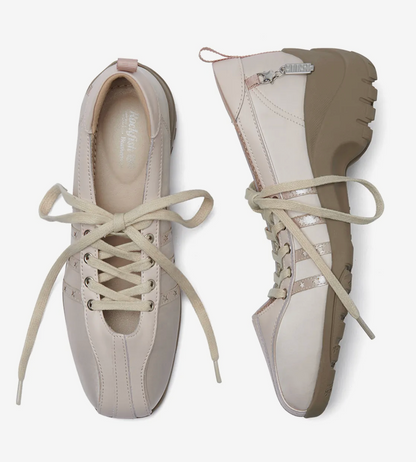 ILLIT x ROCKFISH WEATHERWEAR -  BLISS HEEL LACEUP SNEAKERS